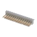 Molex Board Connector, 14 Contact(S), 1 Row(S), Male, Straight, 0.1 Inch Pitch, Solder Terminal,  22112142